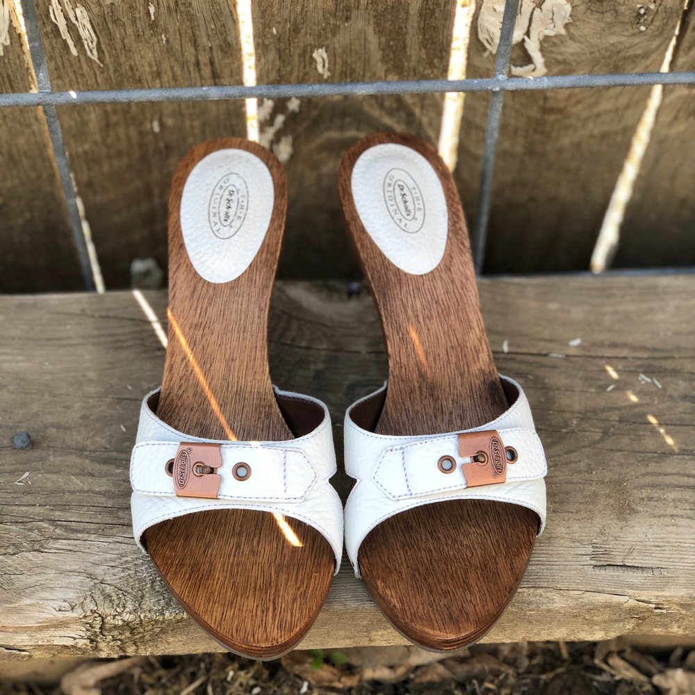 Dr. Scholl’s slide in short heel